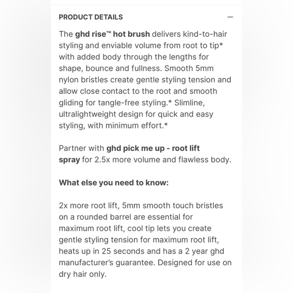 GHD volumising brush - Picture 5 of 6